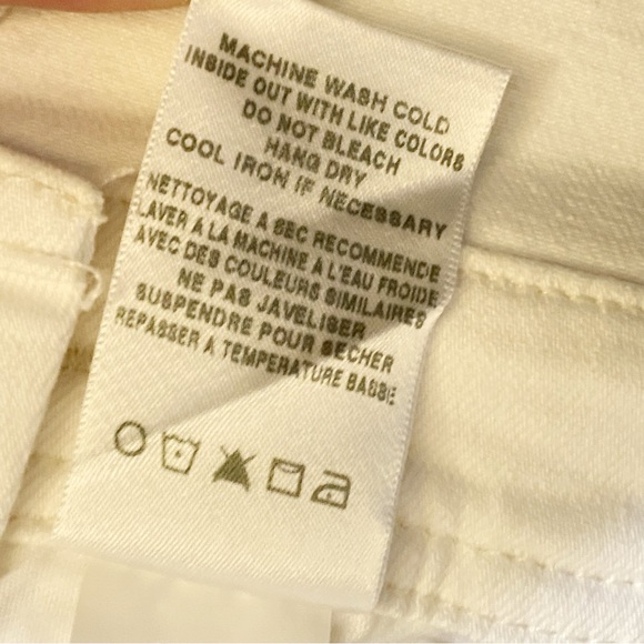 JOE’S Nicky off white shorts stretchy jean overalls - Picture 11 of 14